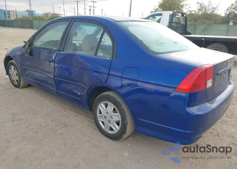2004 Honda Civic Vp z USA, uszkodzony, nr VIN 1HGES16334L005688